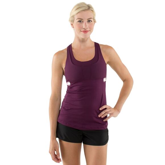 Lululemon Stuff your Bra Tank II in Plum Raspberry‎ Glo Light Women’s Size 6 - Picture 1 of 6